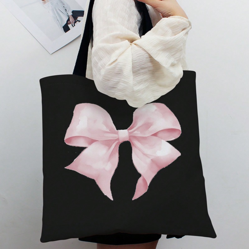 Ribbon Bow Gift - ROMWE Sac à bandoulière en toile