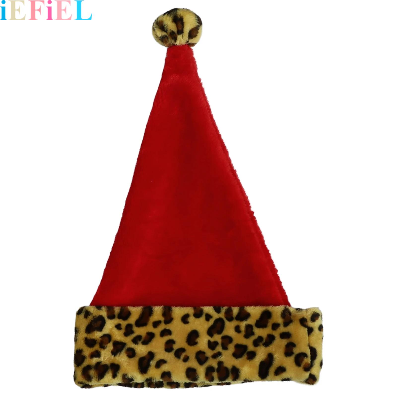 Santa Hat Plush - Chapeau de père noël pour adultes,