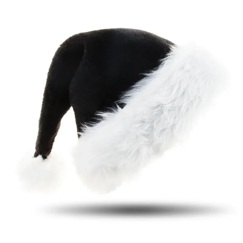 Santa Hat Plush - Chapeau de noël unisexe en peluche