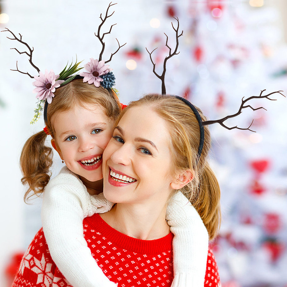 Reindeer Antlers Headband - 16 serre-têtes de Noël en forme