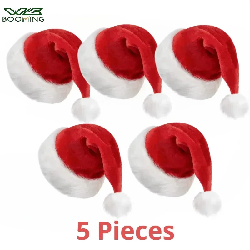 Santa Hat Plush - Chapeau de noël en peluche pour