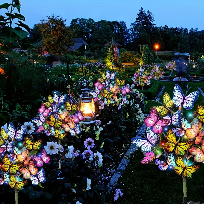 Christmas Lights Outdoor - Le jardin solaire de papillon de
