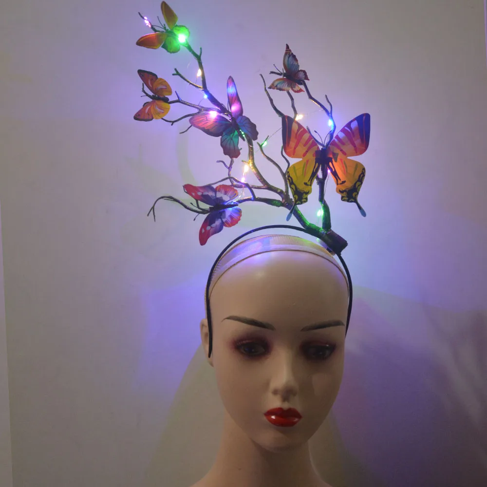 Reindeer Antlers Headband - Serre-tête lumineux en forme de cornes