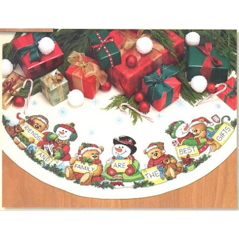 Christmas Table Runner - Amst.com-Kit de point de croix compté