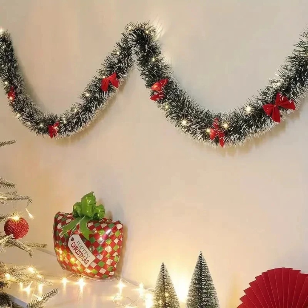 Tinsel Garland Decoration - Guirlande de guirlandes de noël guirlande