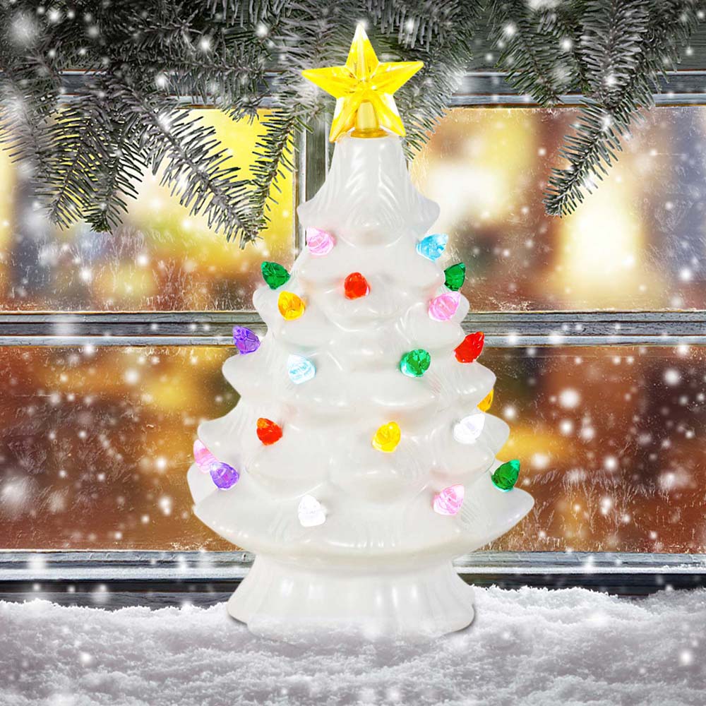 Star Tree Topper - Décor de Village de noël en