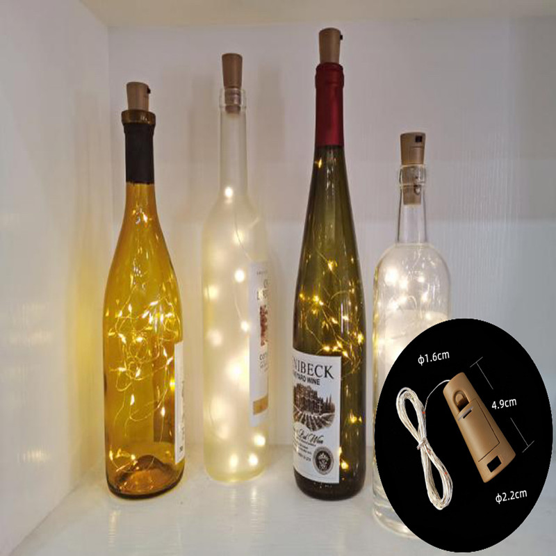 Led Fairy String Lights - Lumières LED pour bouteilles de vin