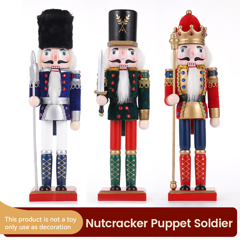 Nutcracker Figurine - Casse-Noisette en Bois de Noël, Figurine
