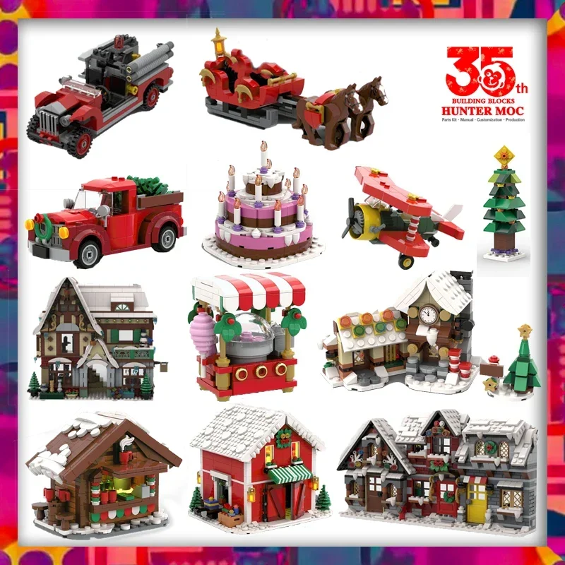 Advent Calendar Gift - Bloc de construction de maisons de