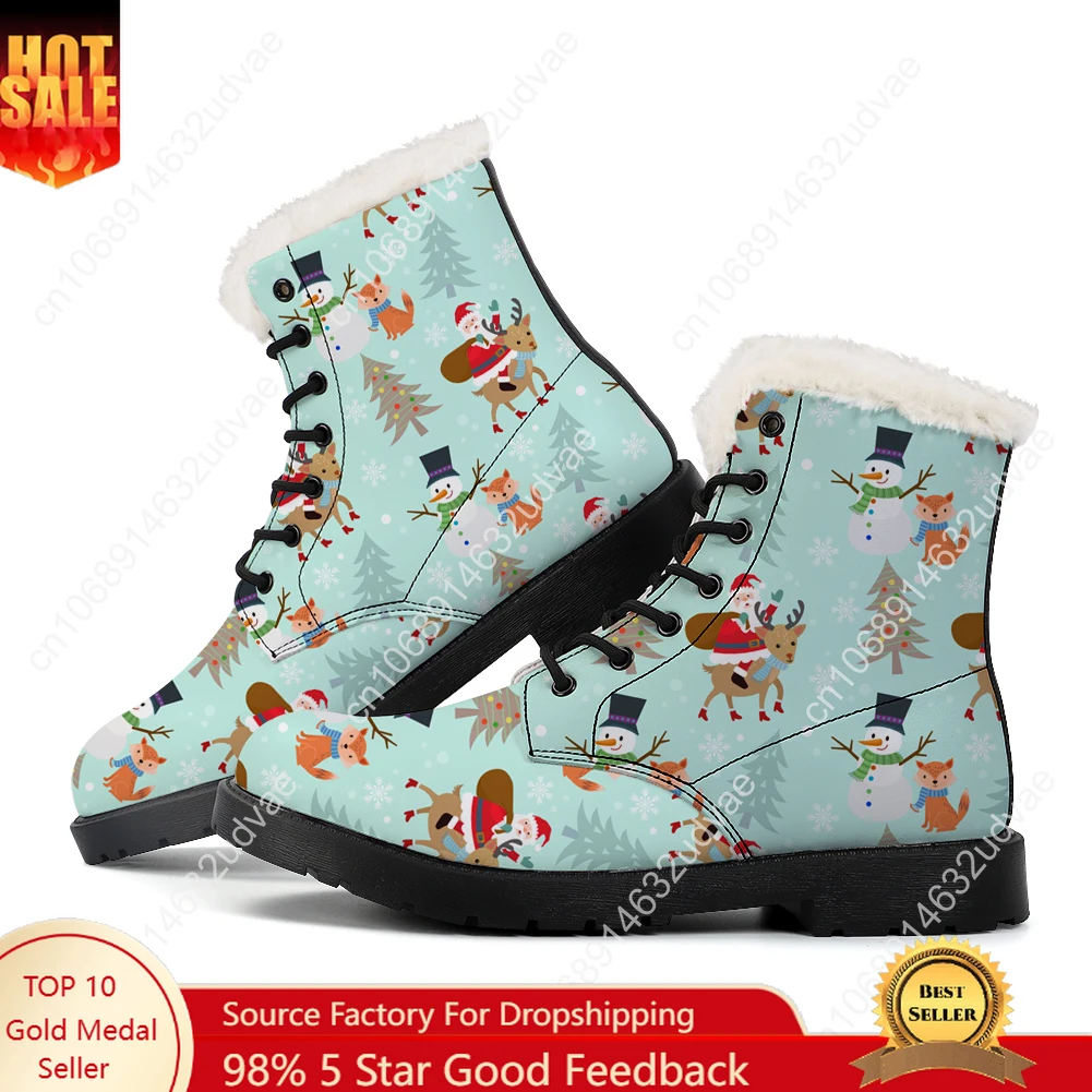 Christmas Lights Outdoor - Bottes de noël en peluche pour