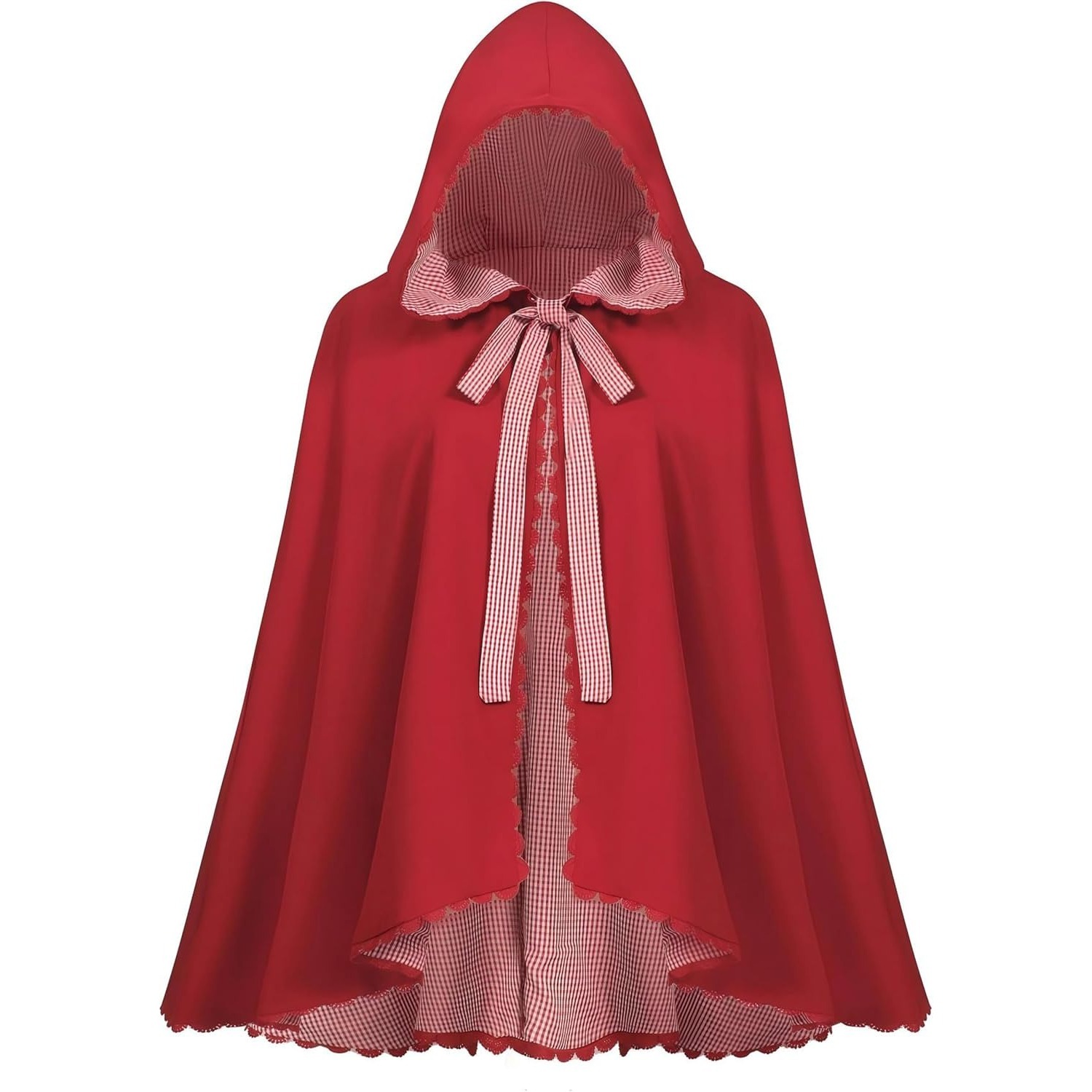 Christmas Throw Blanket - Cape à carreaux rouges pour femme,