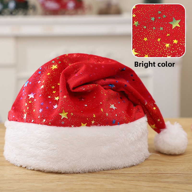 Santa Hat Plush - Chapeau de Père Noël pour adulte