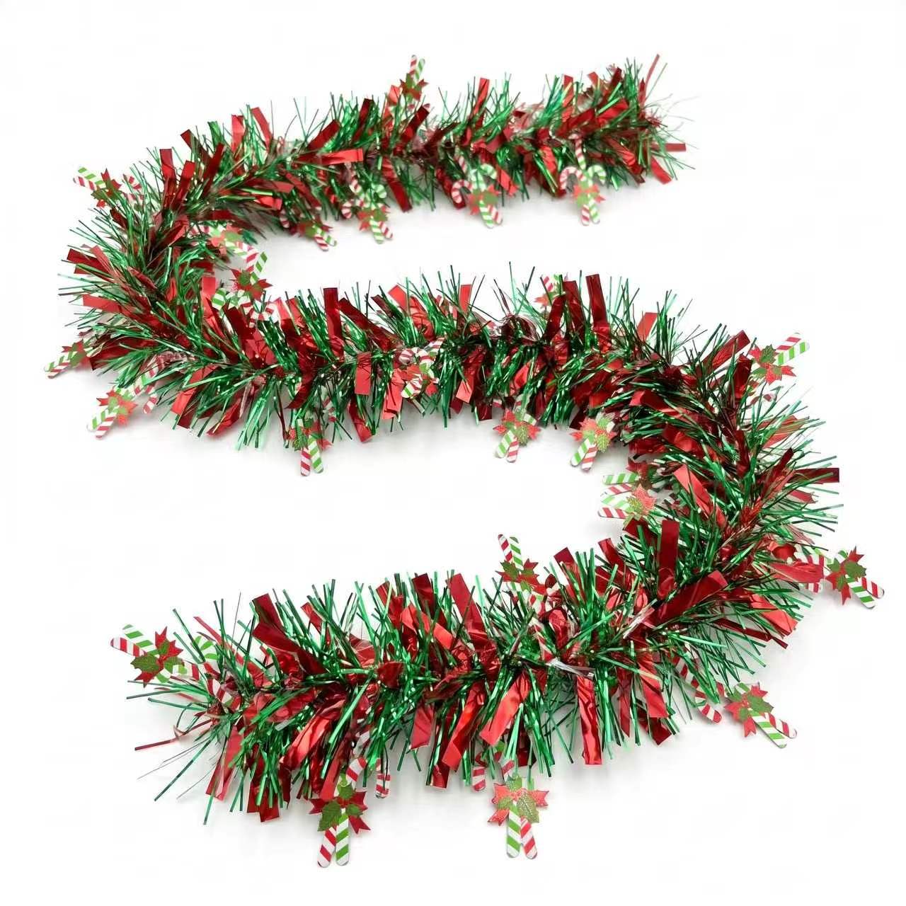 Tinsel Garland Decoration - Guirlande de Noël en tinsel de