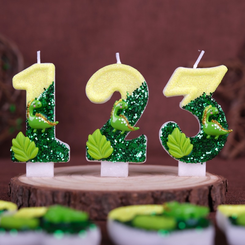 Holiday Candle Set - Nouvelles bougies d'anniversaire numérotées de 0