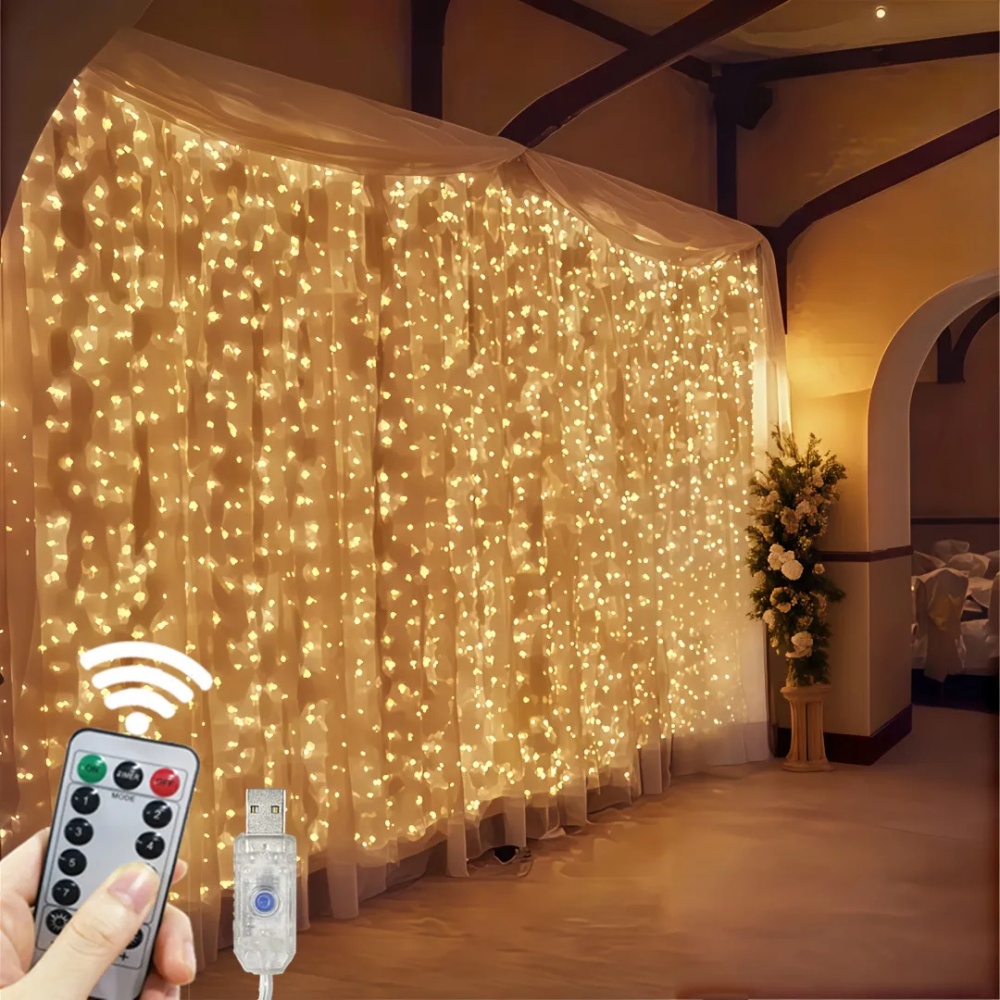 Led Fairy String Lights - Guirlande lumineuse LED 3/6m, USB, télécommande,