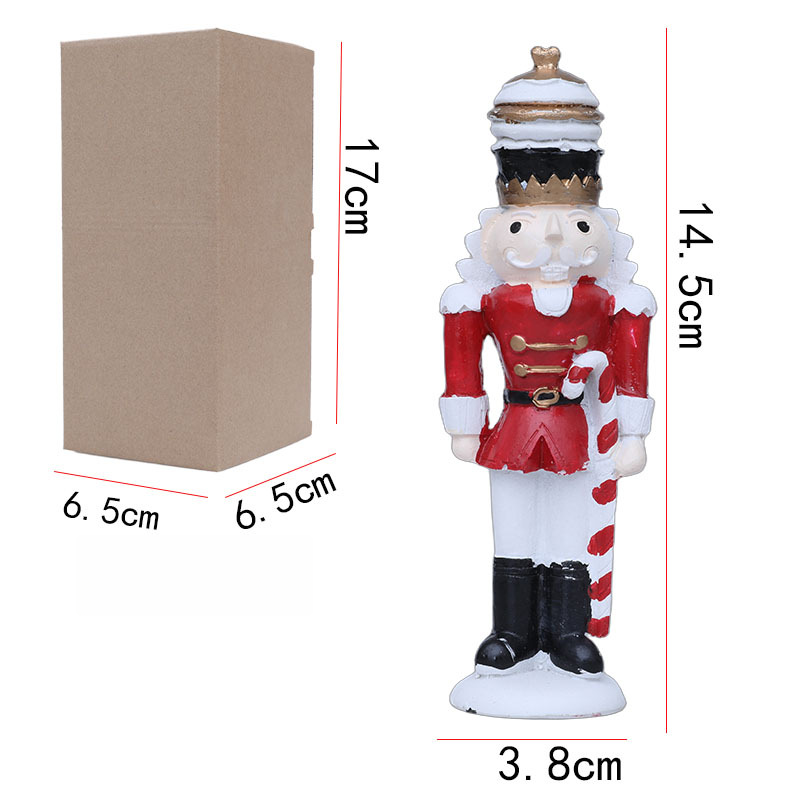 Nutcracker Figurine - Figurine Casse-Noisette en Résine 14,5 cm