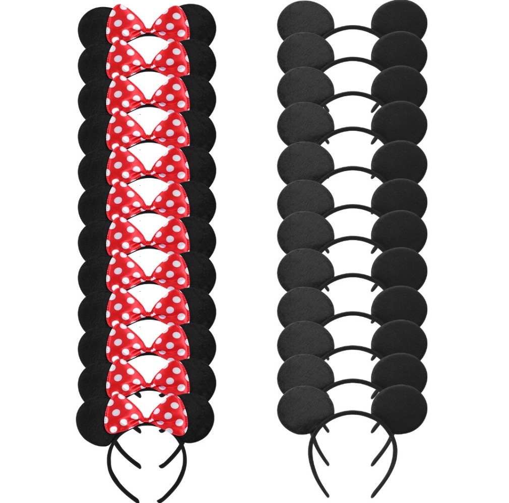 Ribbon Bow Gift - Ensemble de 24 bandeaux pour cheveux