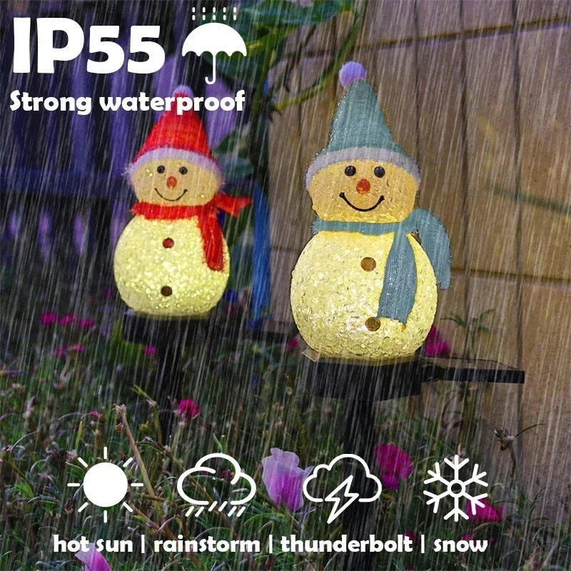 Christmas Lights Outdoor - Lampe solaire de jardin en forme