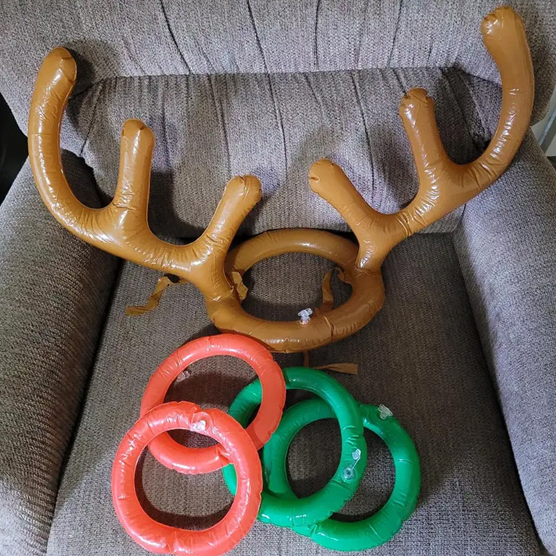 Reindeer Antlers Headband - 1/3/5 ensemble jeu de noël gonflable
