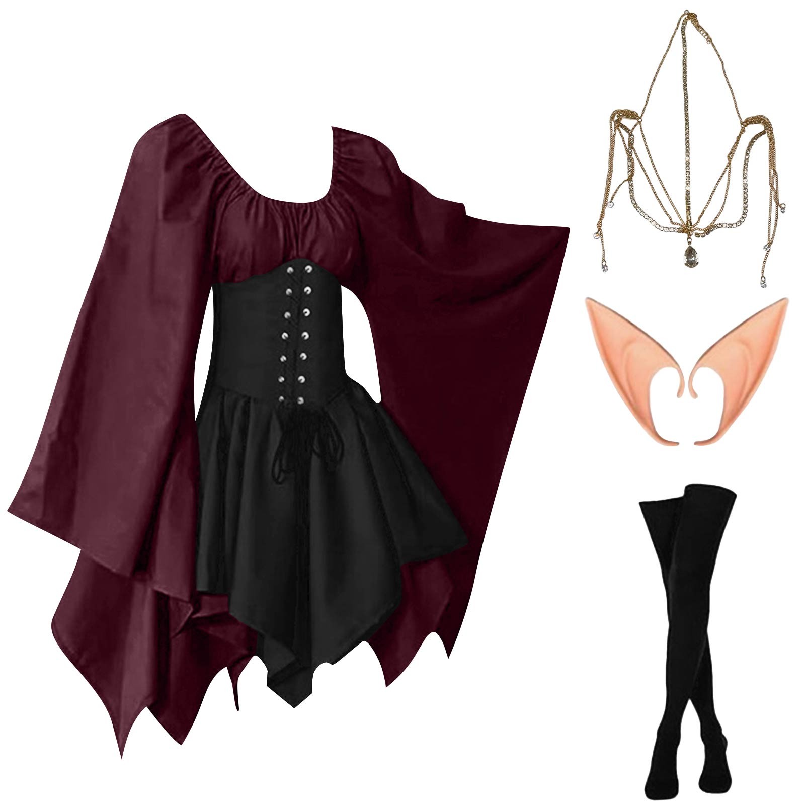 Halloween Cosplay palais Victo - Elf Costume Christmas avis et prix