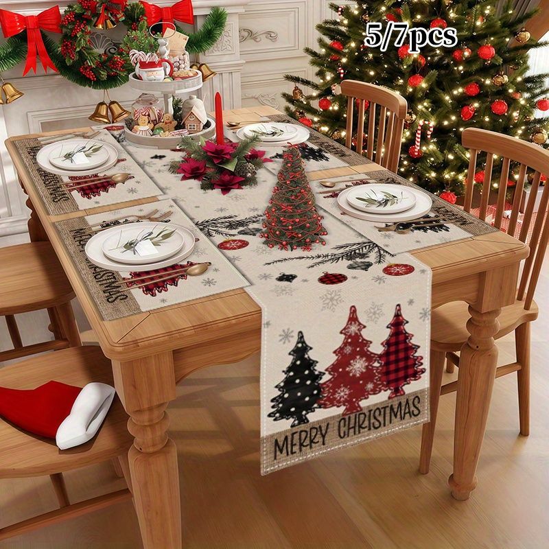 Ensemble de nappes de table et - Christmas Table Runner avis et prix