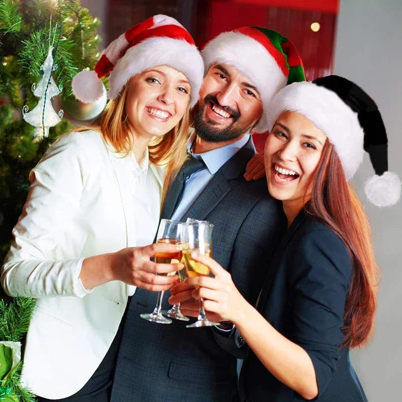 Chapeau de noël unisexe en pel - Santa Hat Plush avis et prix