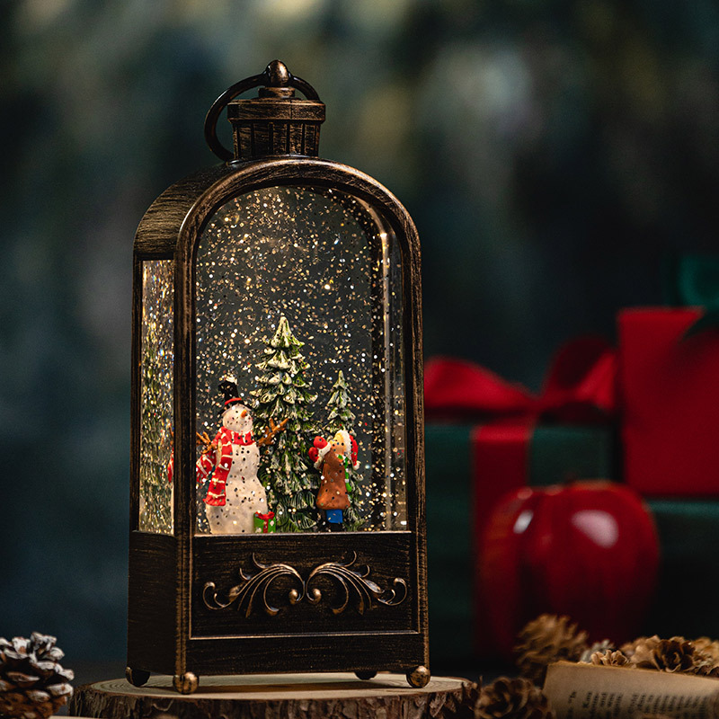 Lanterne de globe de neige écl - Snow Globe Musical avis et prix