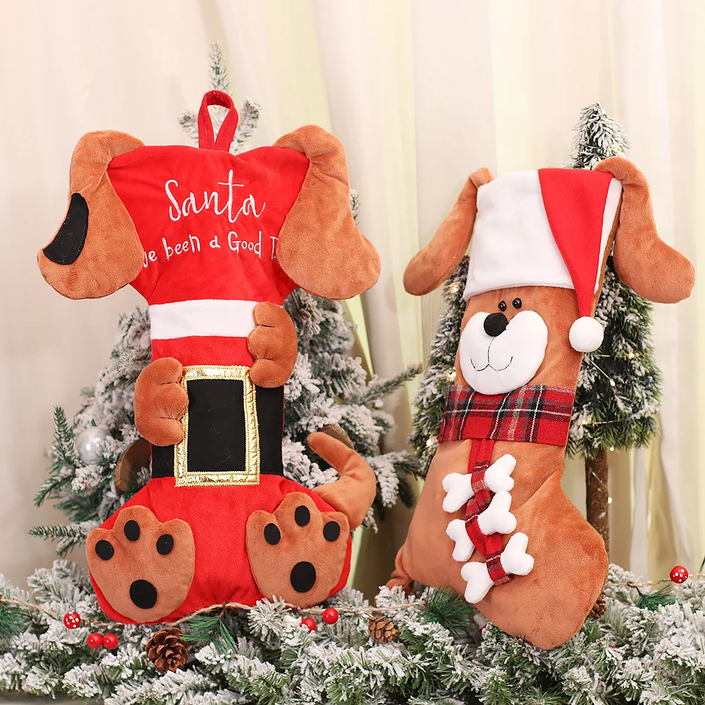 Chaussettes de Noël 3D en pelu - Christmas Stocking Hanging avis et prix