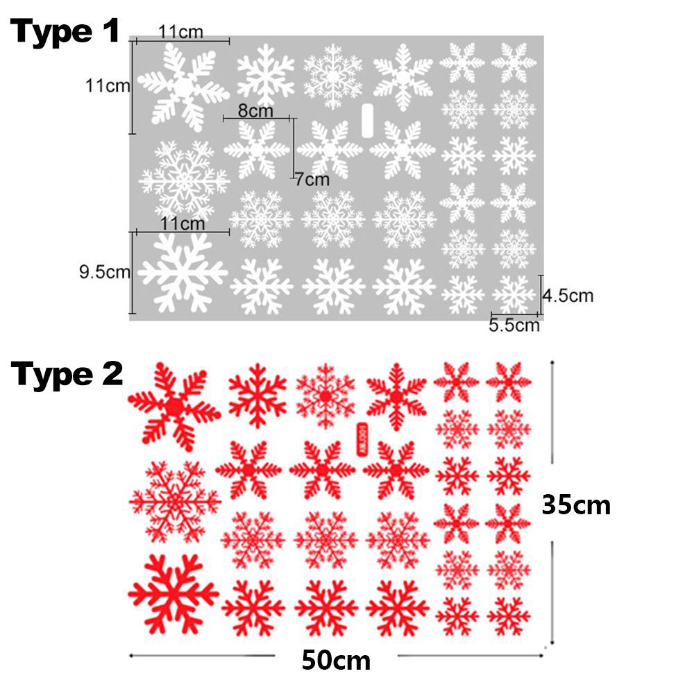 27/38 pièces cadeau Festival d - Snowflake Window Decal avis et prix