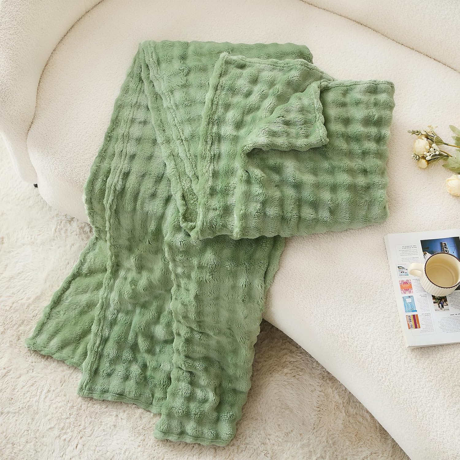 Couverture polaire à bulles ve - Christmas Throw Blanket avis et prix