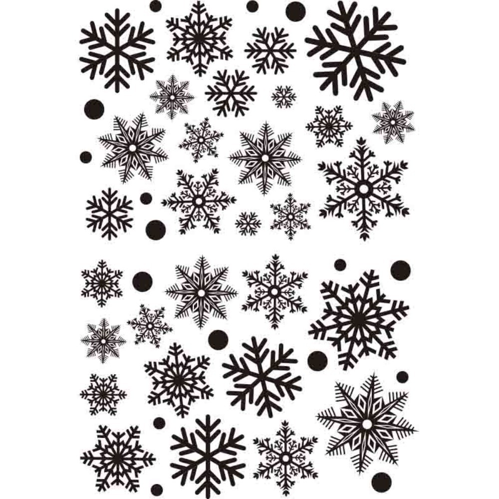 30 autocollants flocons de nei - Snowflake Window Decal avis et prix