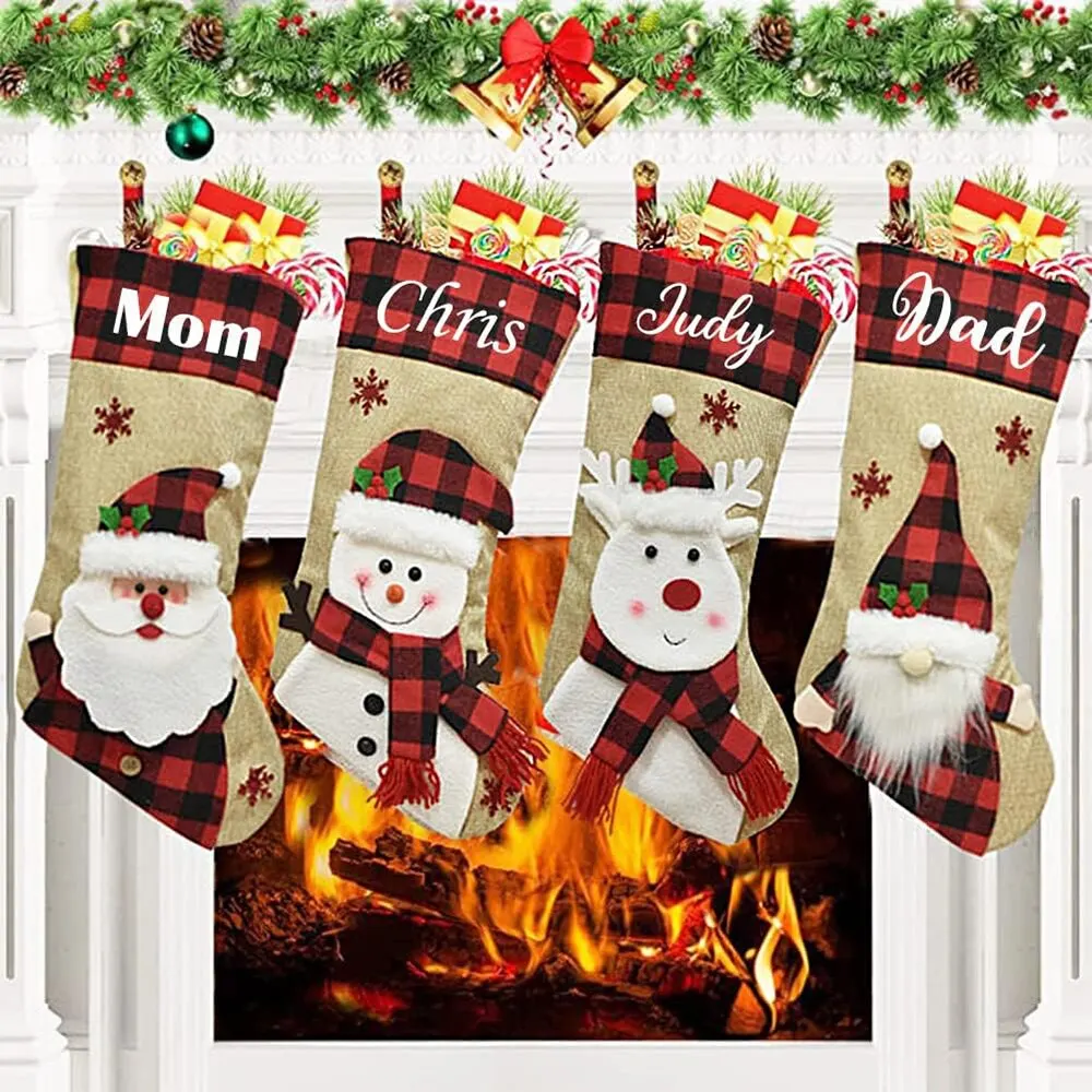 Bas de Noël pour Nouvel An, Or - Christmas Stocking Hanging avis et prix