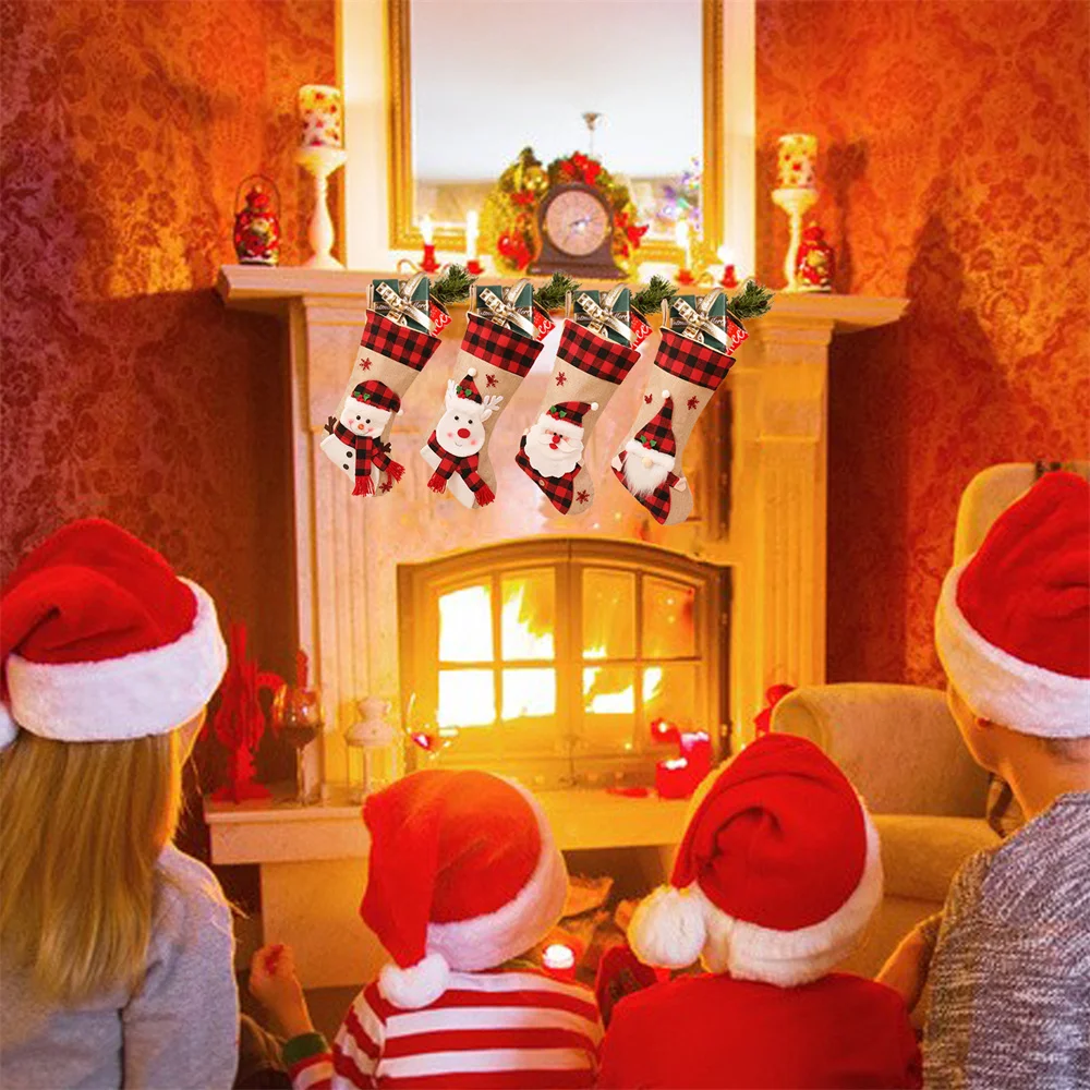 Bas de Noël pour Nouvel An, Or - Christmas Stocking Hanging avis et prix