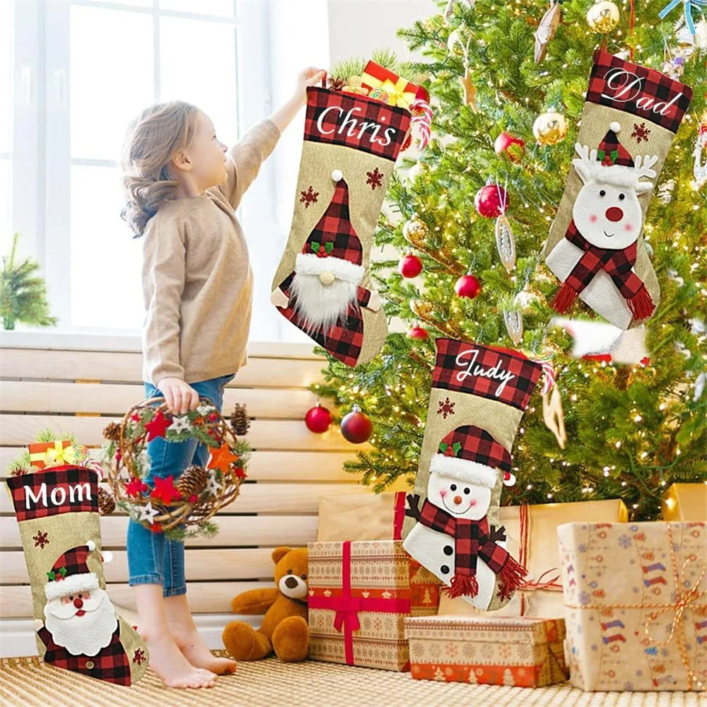 Bas de Noël pour Nouvel An, Or - Christmas Stocking Hanging avis et prix