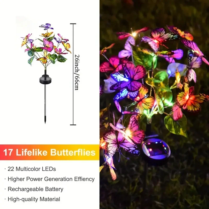 Le jardin solaire de papillon  - Christmas Lights Outdoor avis et prix