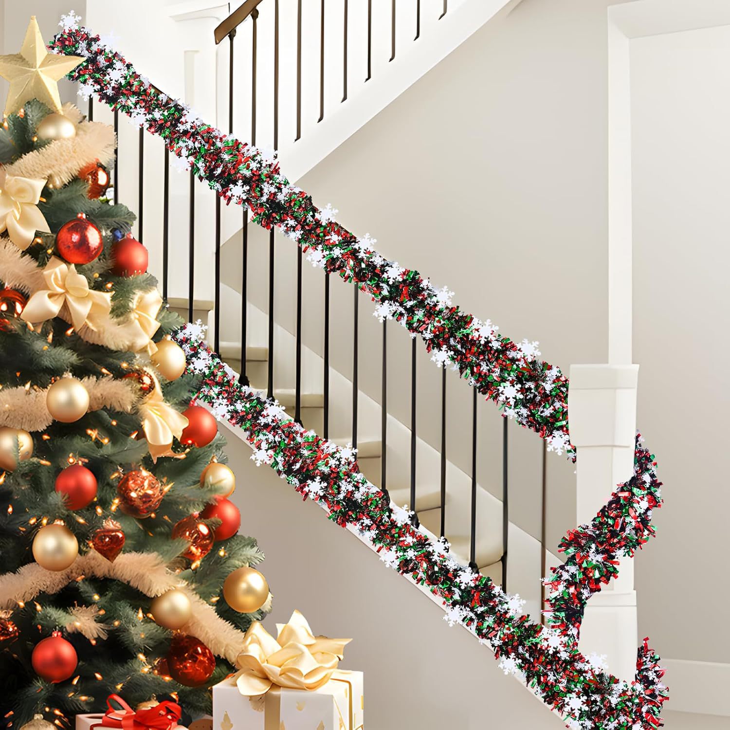 Guirlande de guirlandes de flo - Tinsel Garland Decoration avis et prix