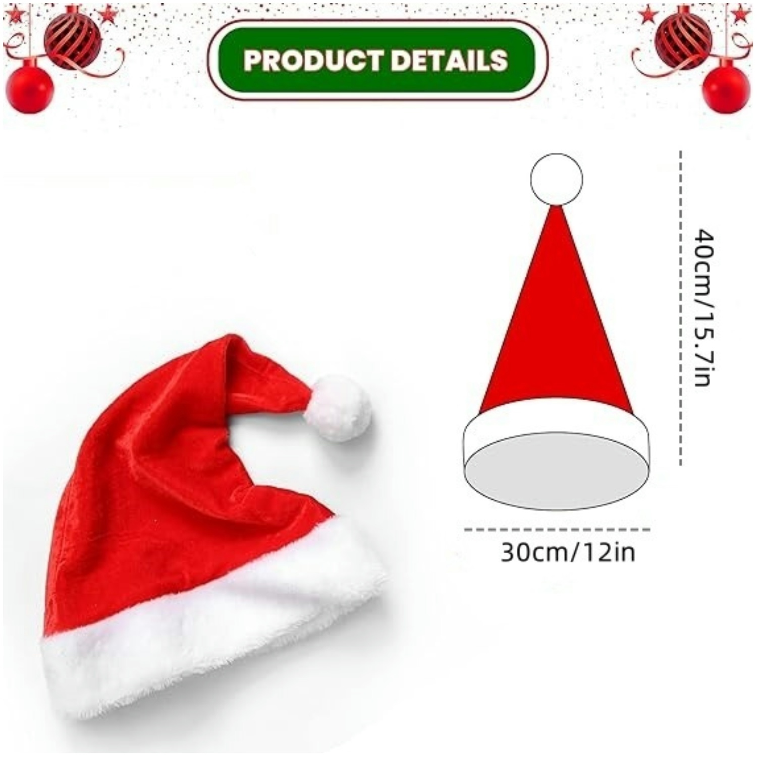Ensemble de chapeaux de père n - Santa Hat Plush avis et prix