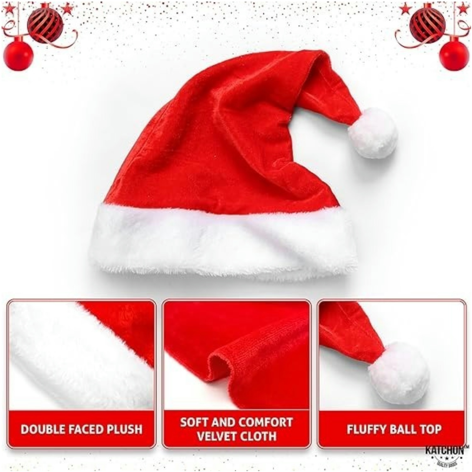 Ensemble de chapeaux de père n - Santa Hat Plush avis et prix