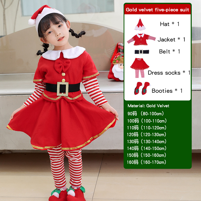 Ensemble elfe de Noël pour enf - Elf Costume Christmas avis et prix