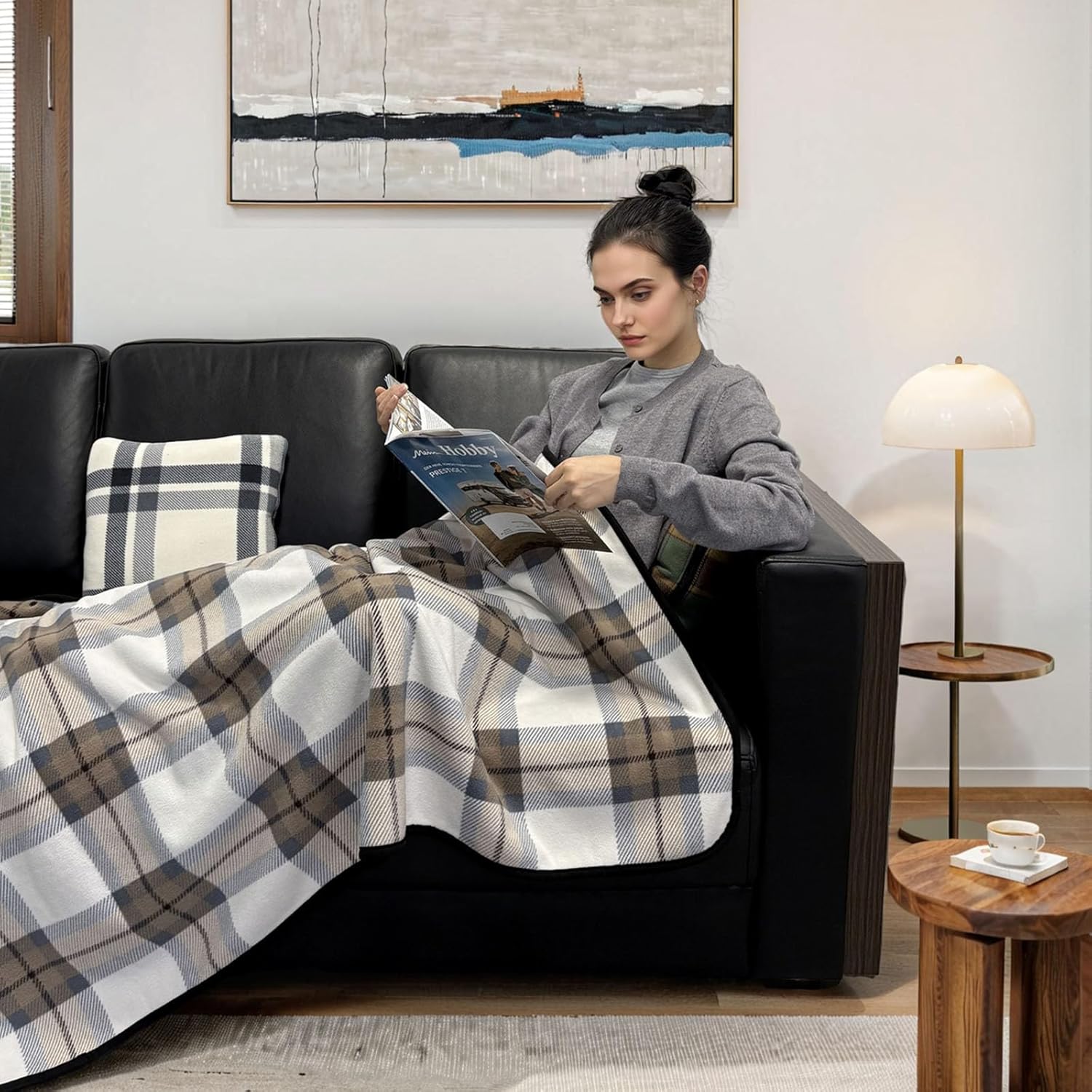 Couverture portable en polaire - Christmas Throw Blanket avis et prix
