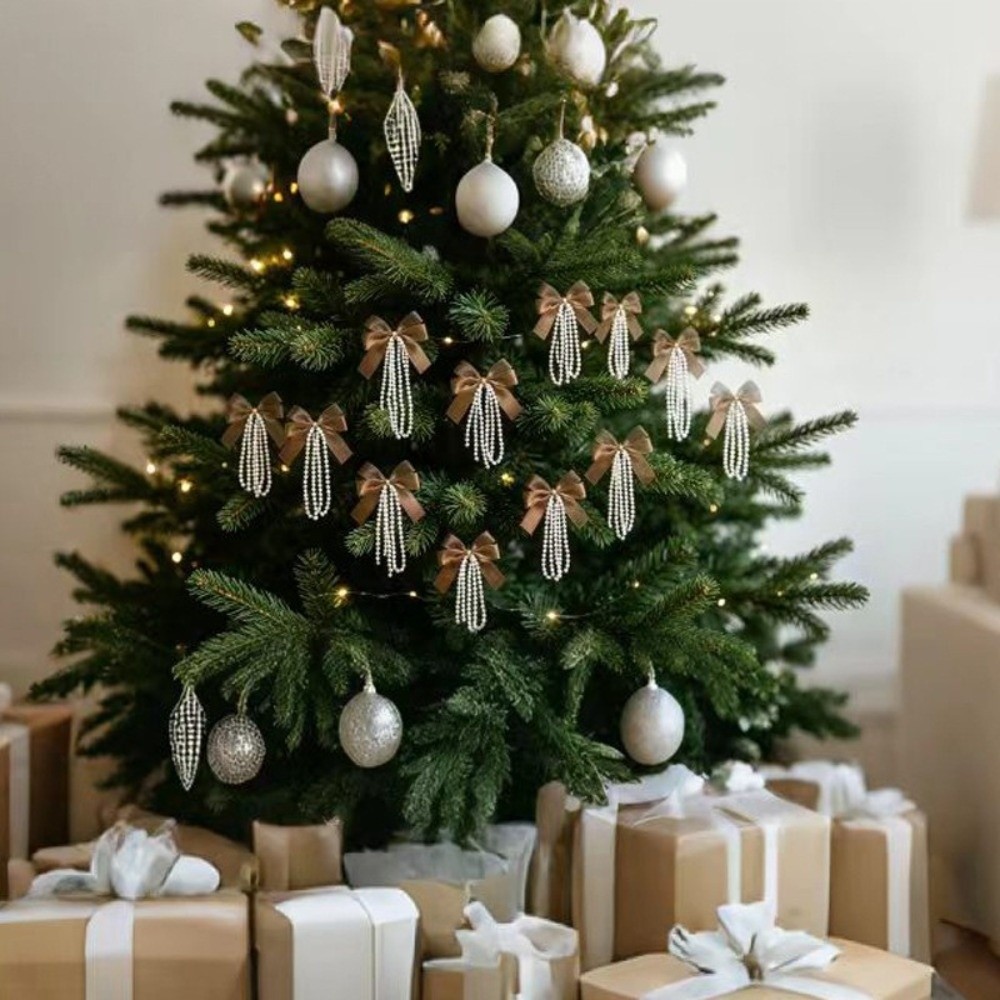 Lot de 12 nœuds pour sapin de  - Gift Box Wrap Set avis et prix