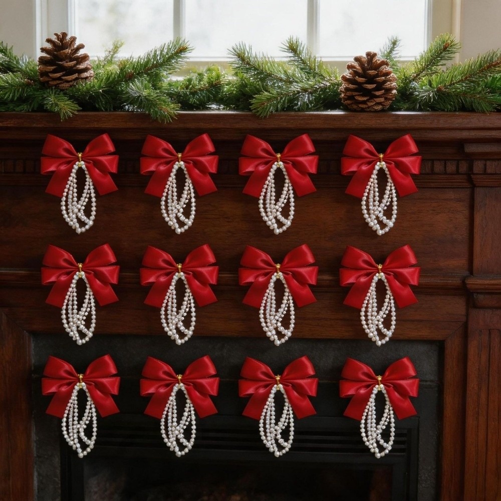Lot de 12 nœuds pour sapin de  - Gift Box Wrap Set avis et prix