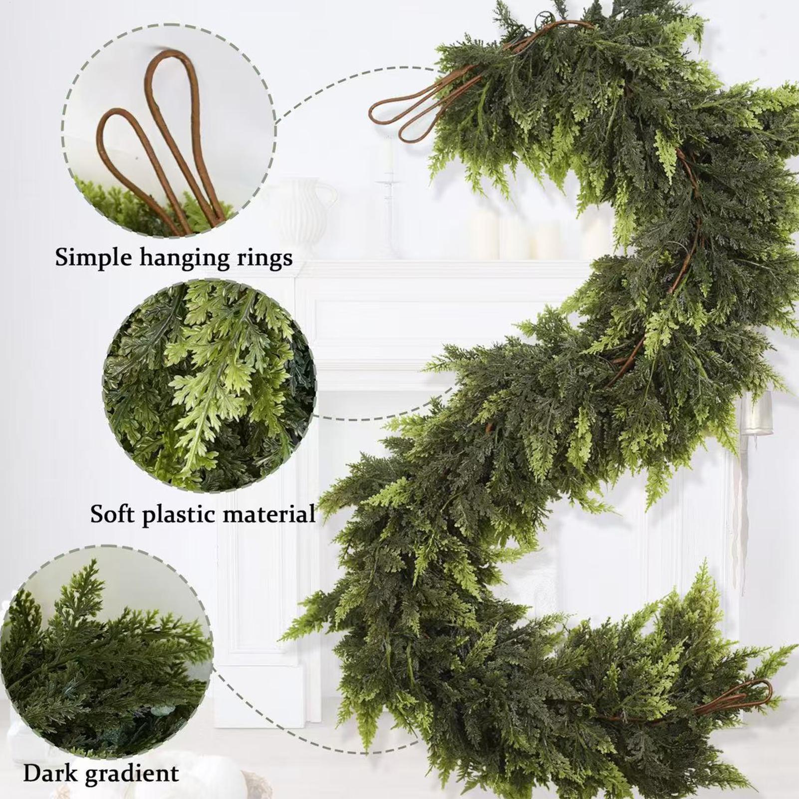 Guirlandes de Noël artificiell - Christmas Wreath Fake avis et prix