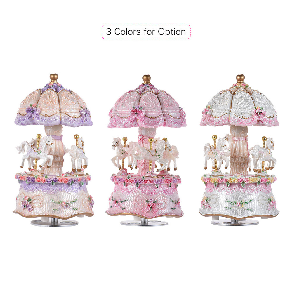 Carrousel rotatif de luxe avec - Snow Globe Musical avis et prix