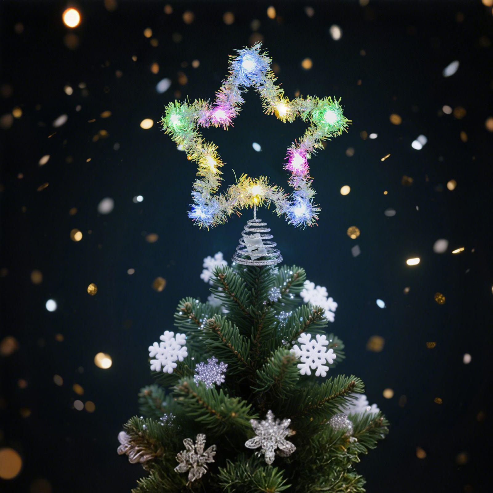 Décoration d'arbre de noël en  - Star Tree Topper avis et prix