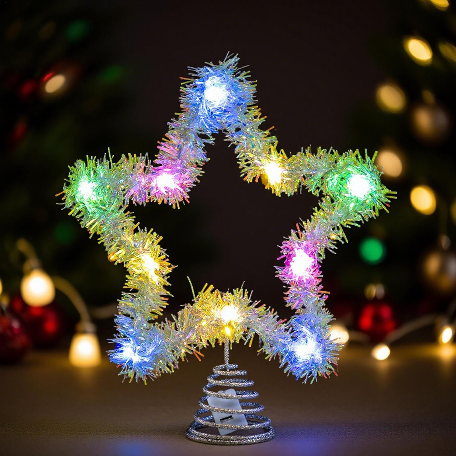 Décoration d'arbre de noël en  - Star Tree Topper avis et prix