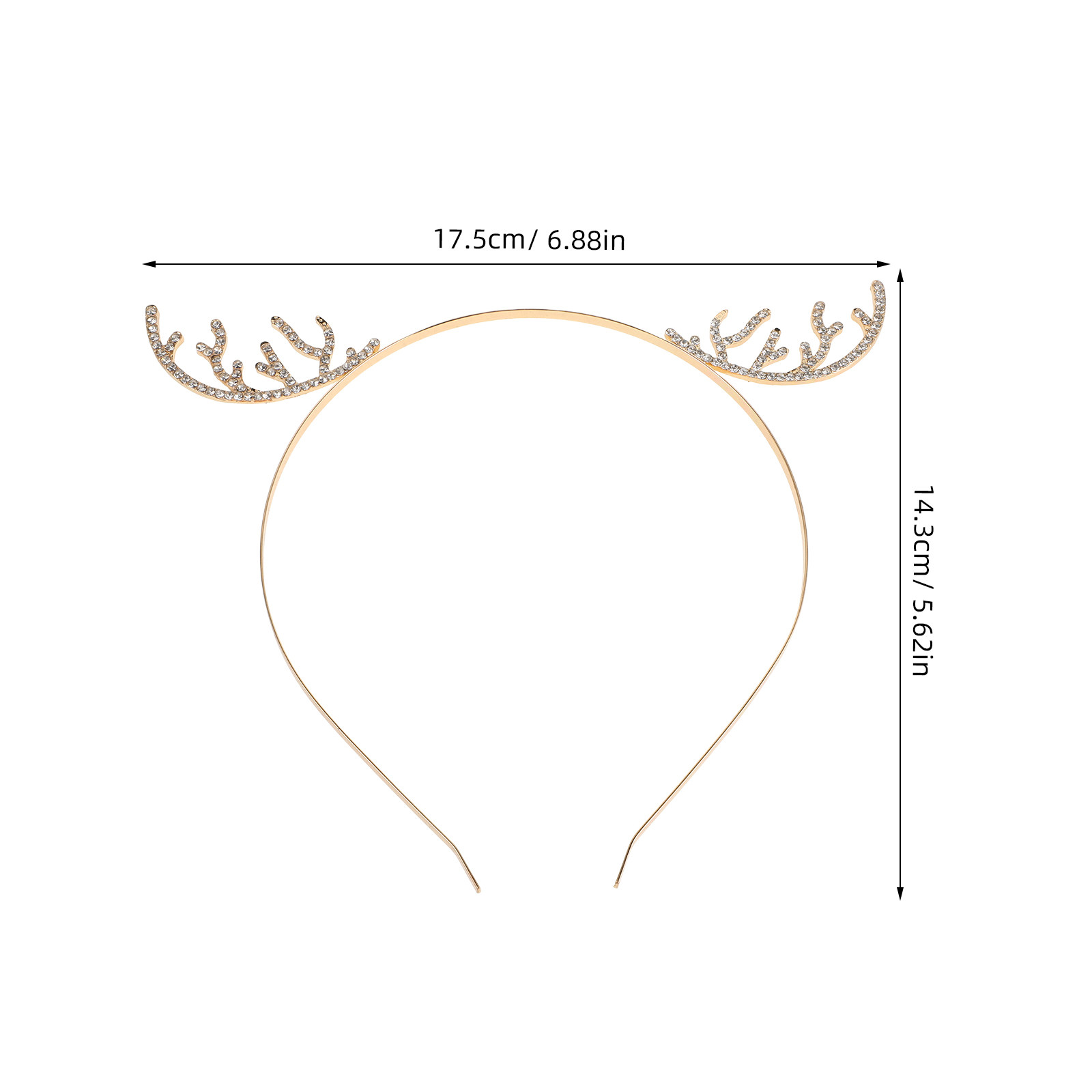 Serre-tête de Noël en strass a - Reindeer Antlers Headband avis et prix