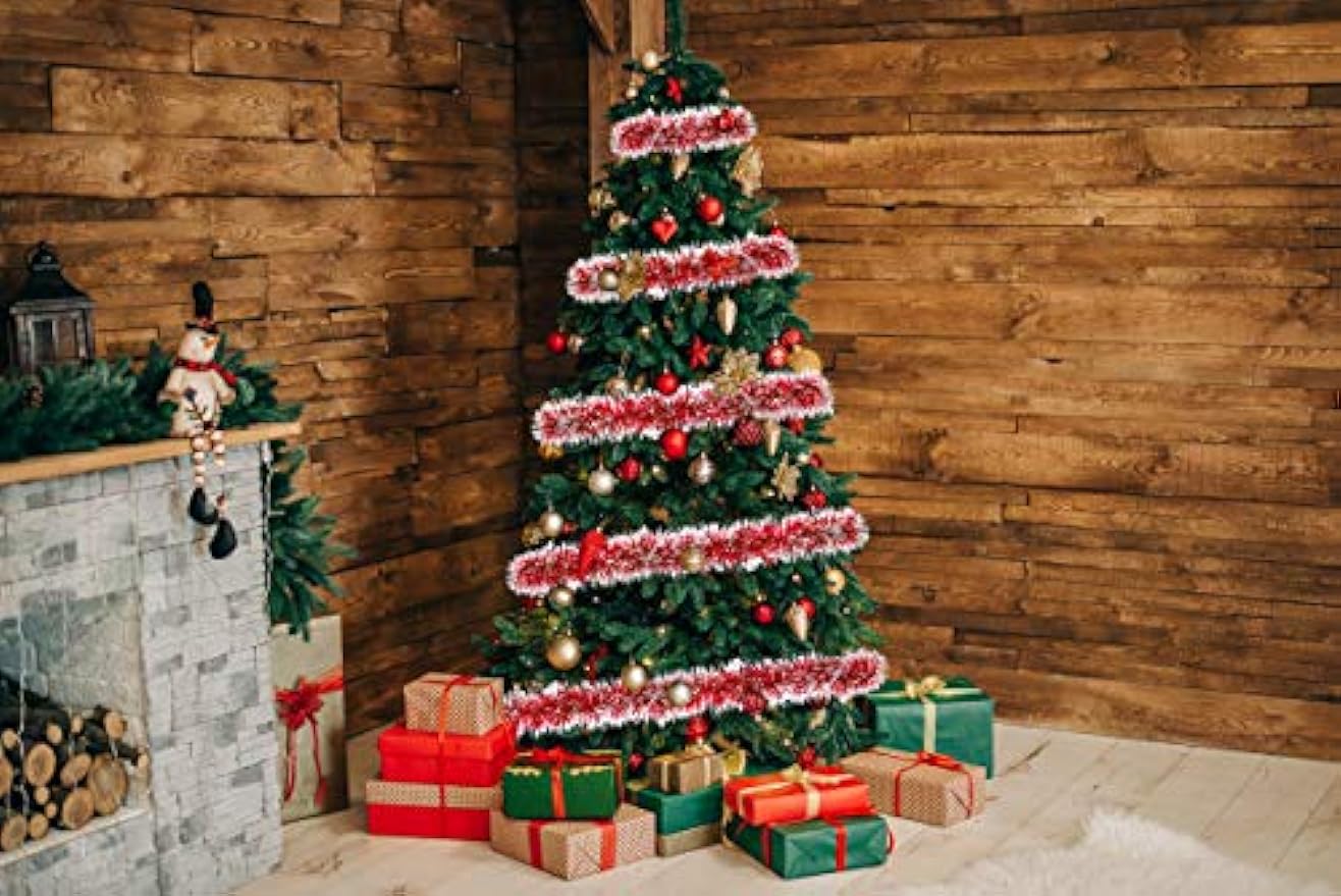Banderoles métalliques de noël - Tinsel Garland Decoration avis et prix