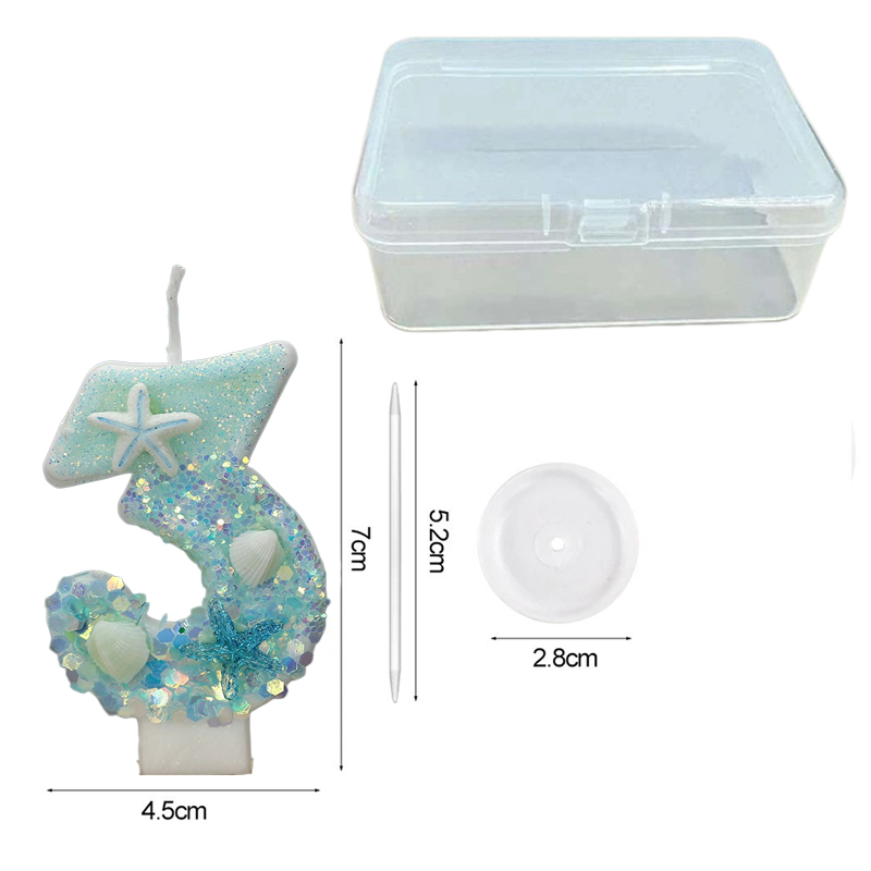 Bougies d'anniversaire numérot - Holiday Candle Set avis et prix