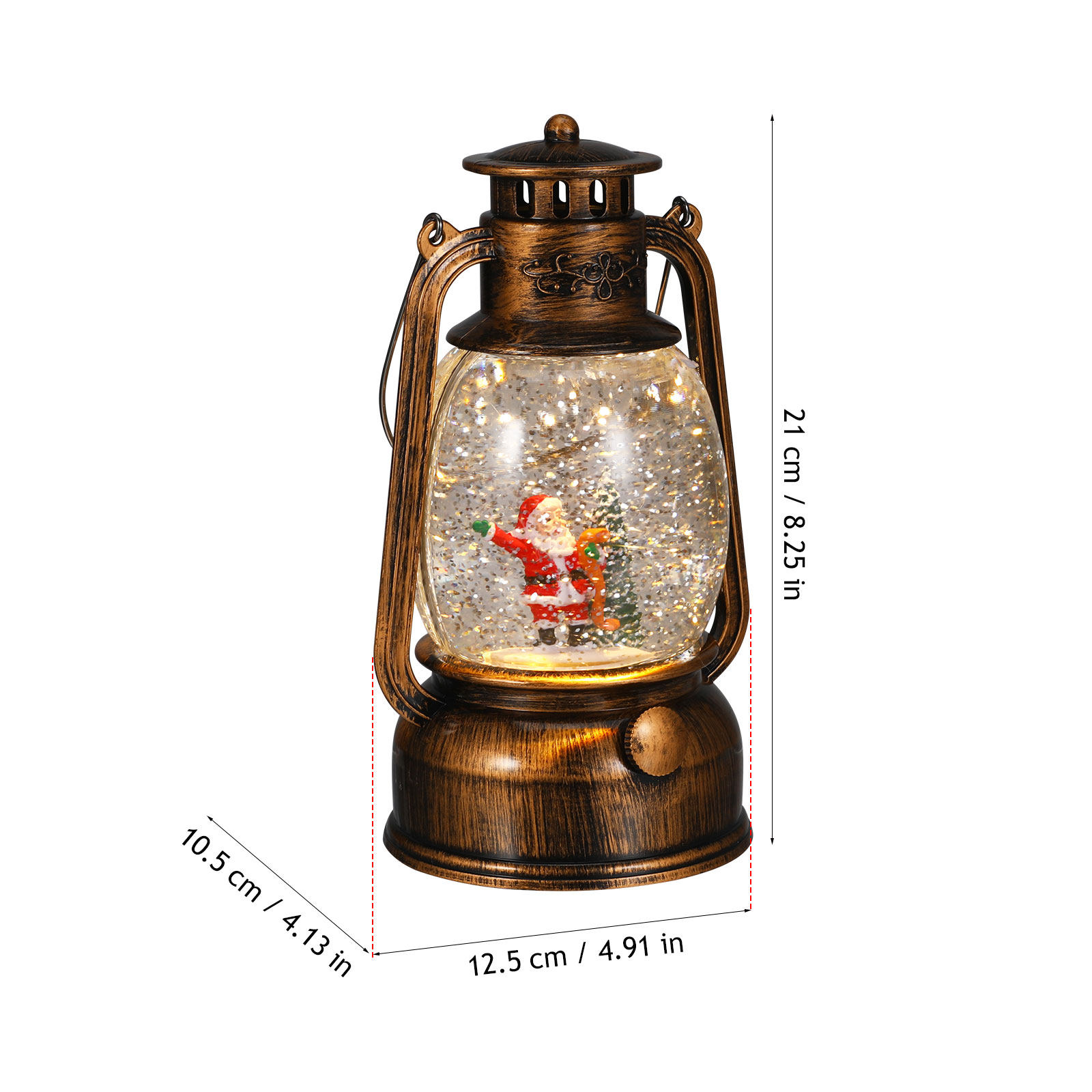 Lanterne Boule à Neige de Noël - Snow Globe Musical avis et prix